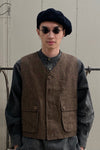 Aviva Jifei Xue single buckle vest SS23-SBCV-ACP bronze color PAJX3